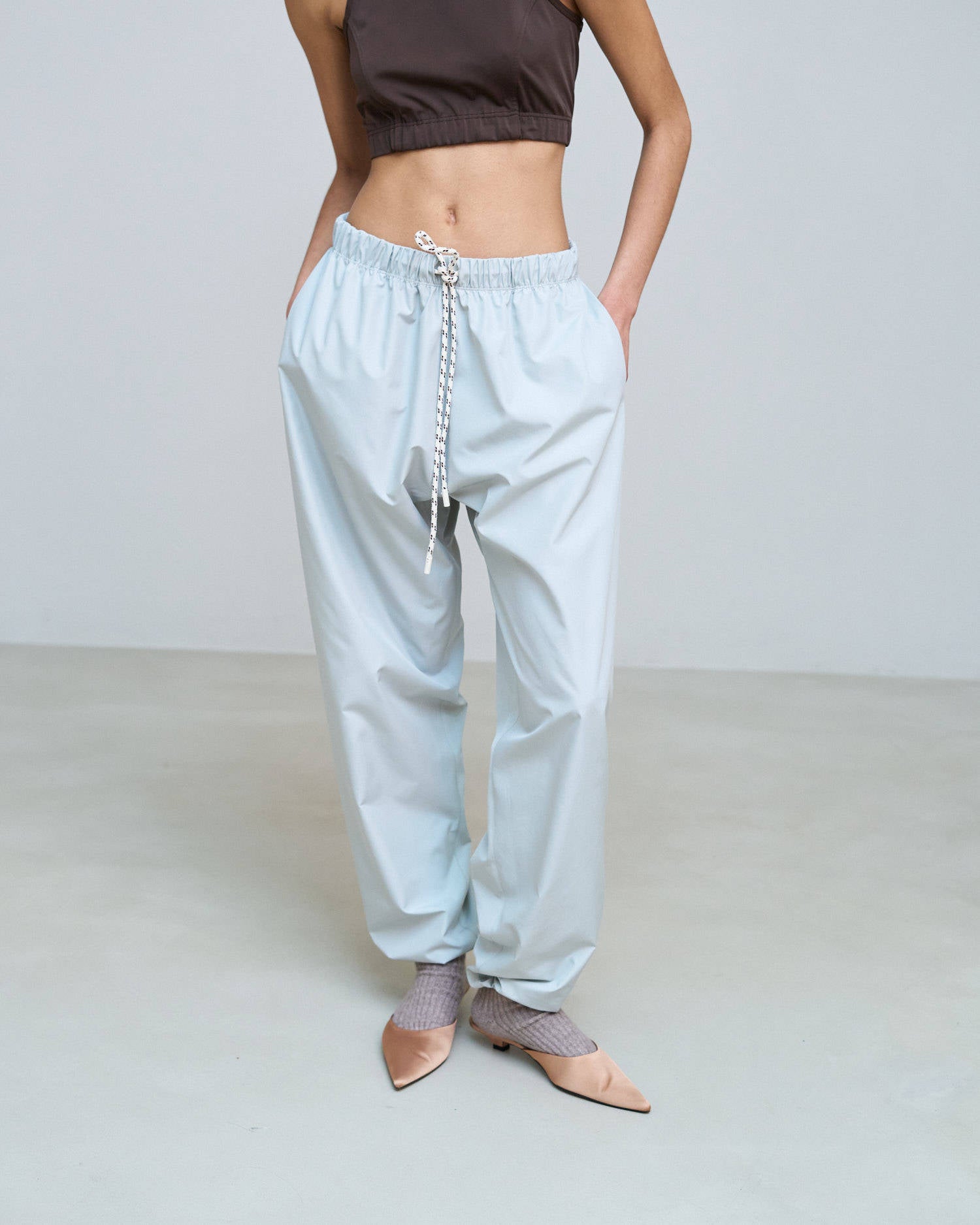 PANTALONE LOOSE FIT Salvia