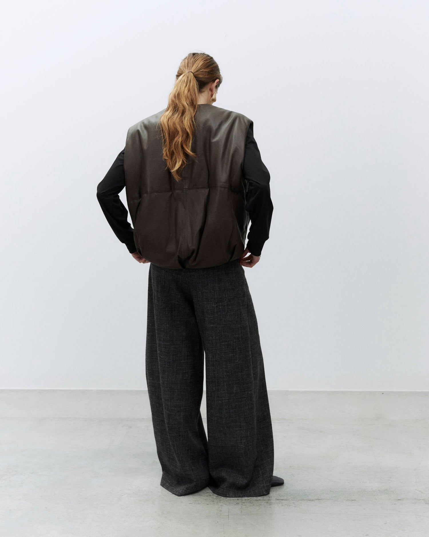 PIUMINO PUFFED LEATHER SMANICATO