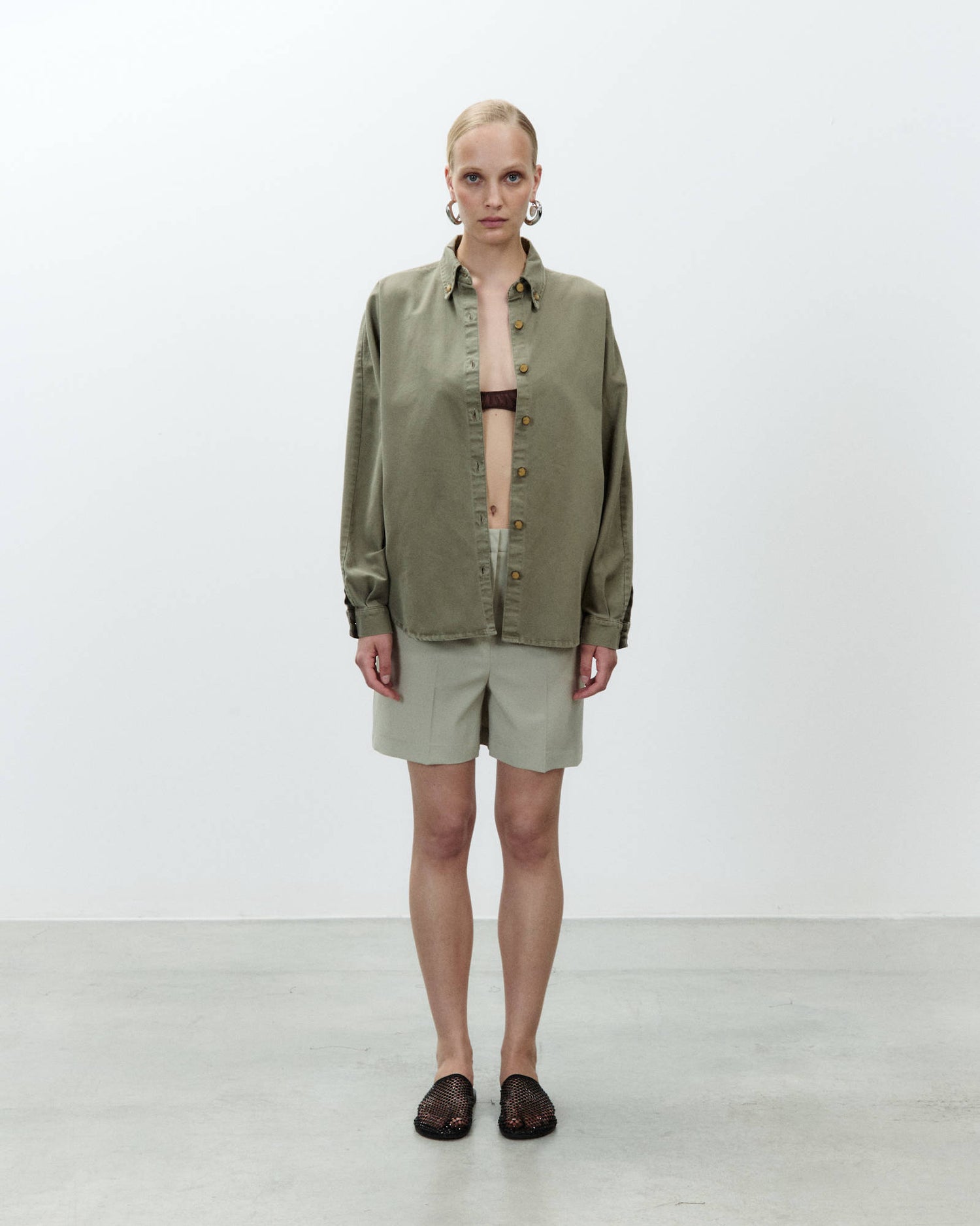 CAMICIA COTONE GABARDINE