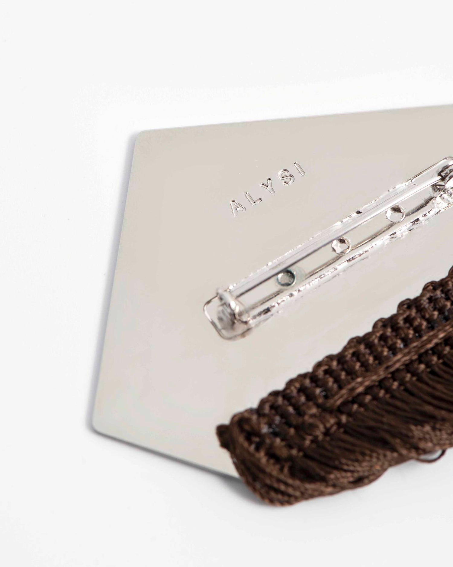 SPILLA PLACCA CON FRANGE