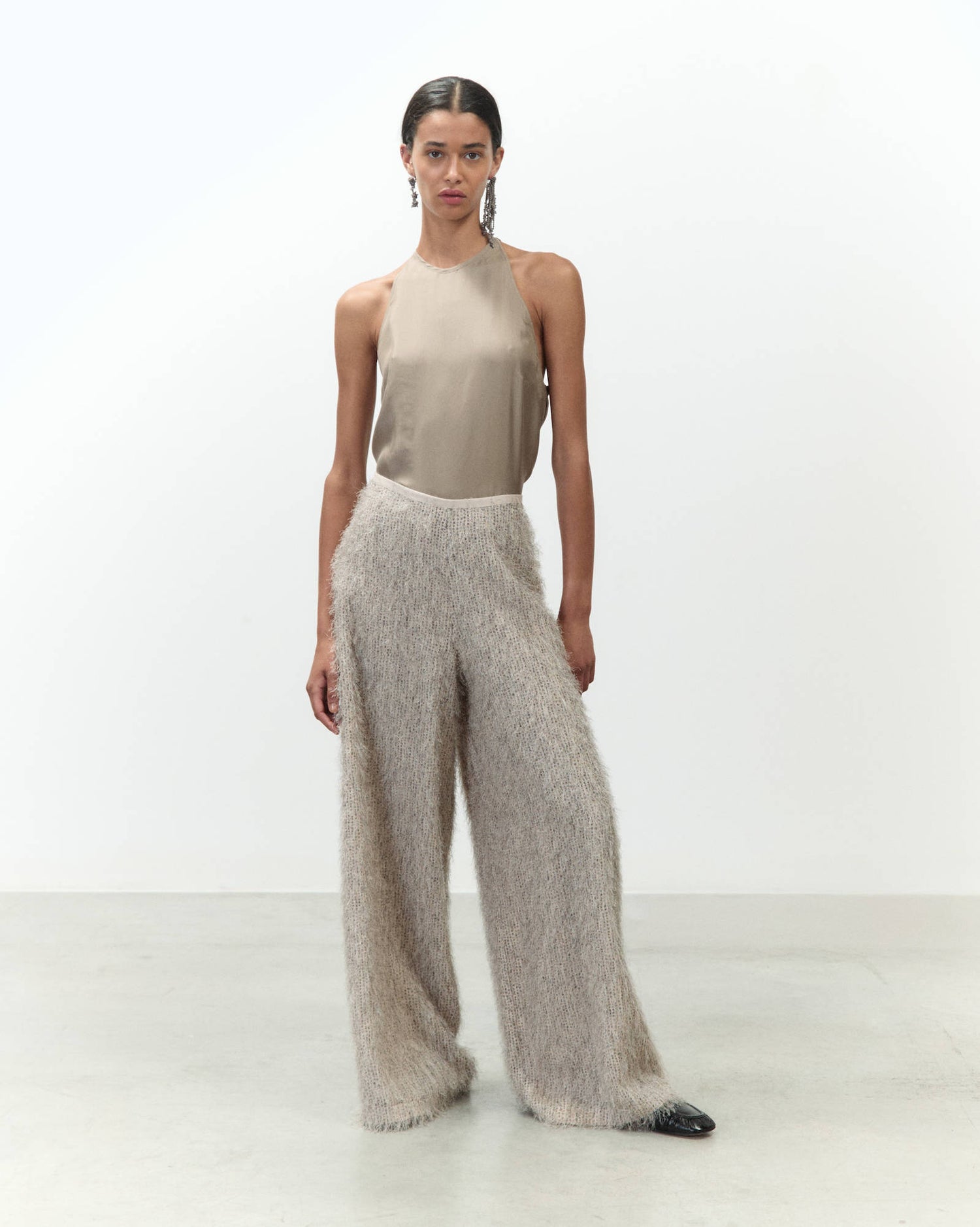 PANTALONE FRANGE POIS