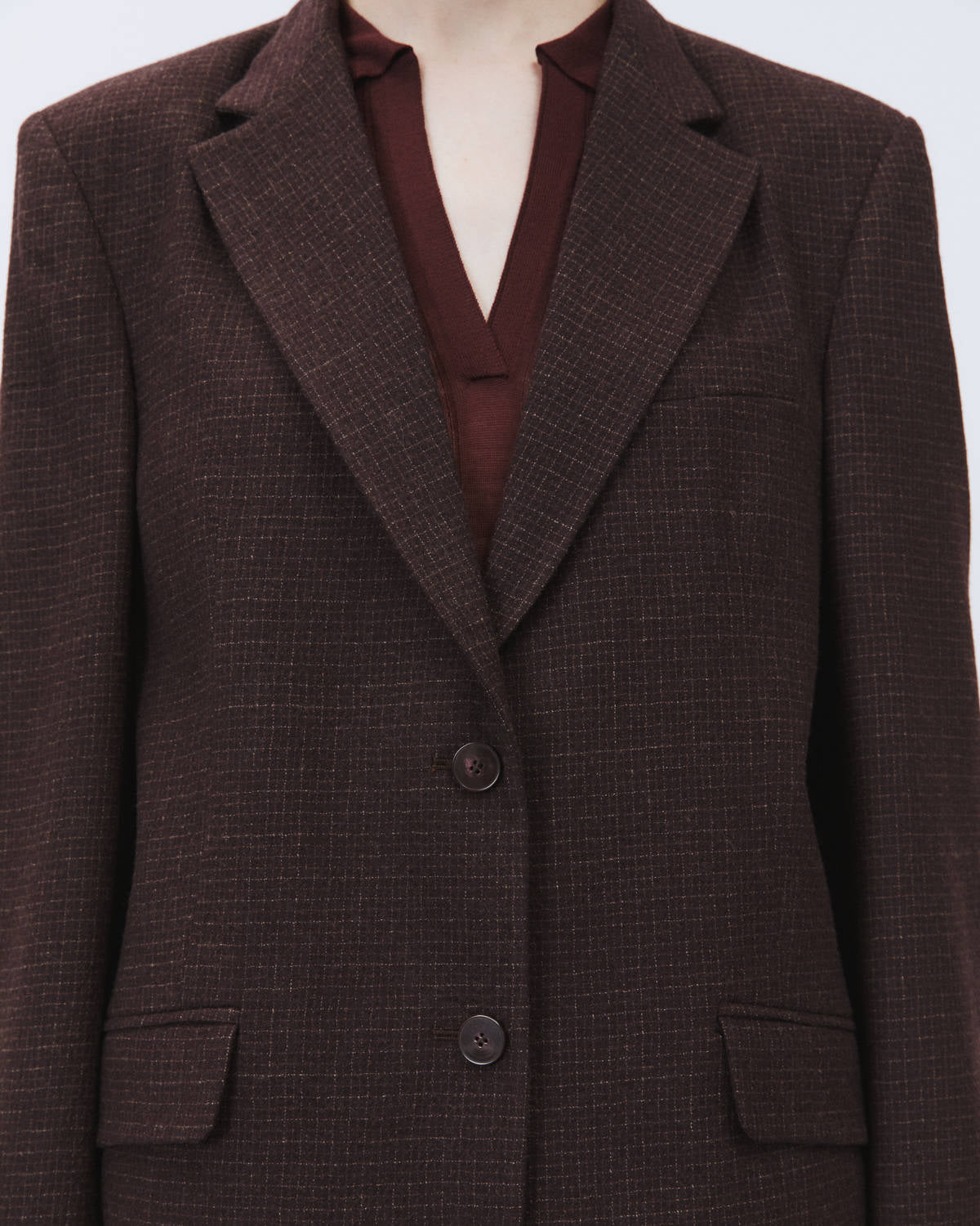 BLAZER WOOL CHECK
