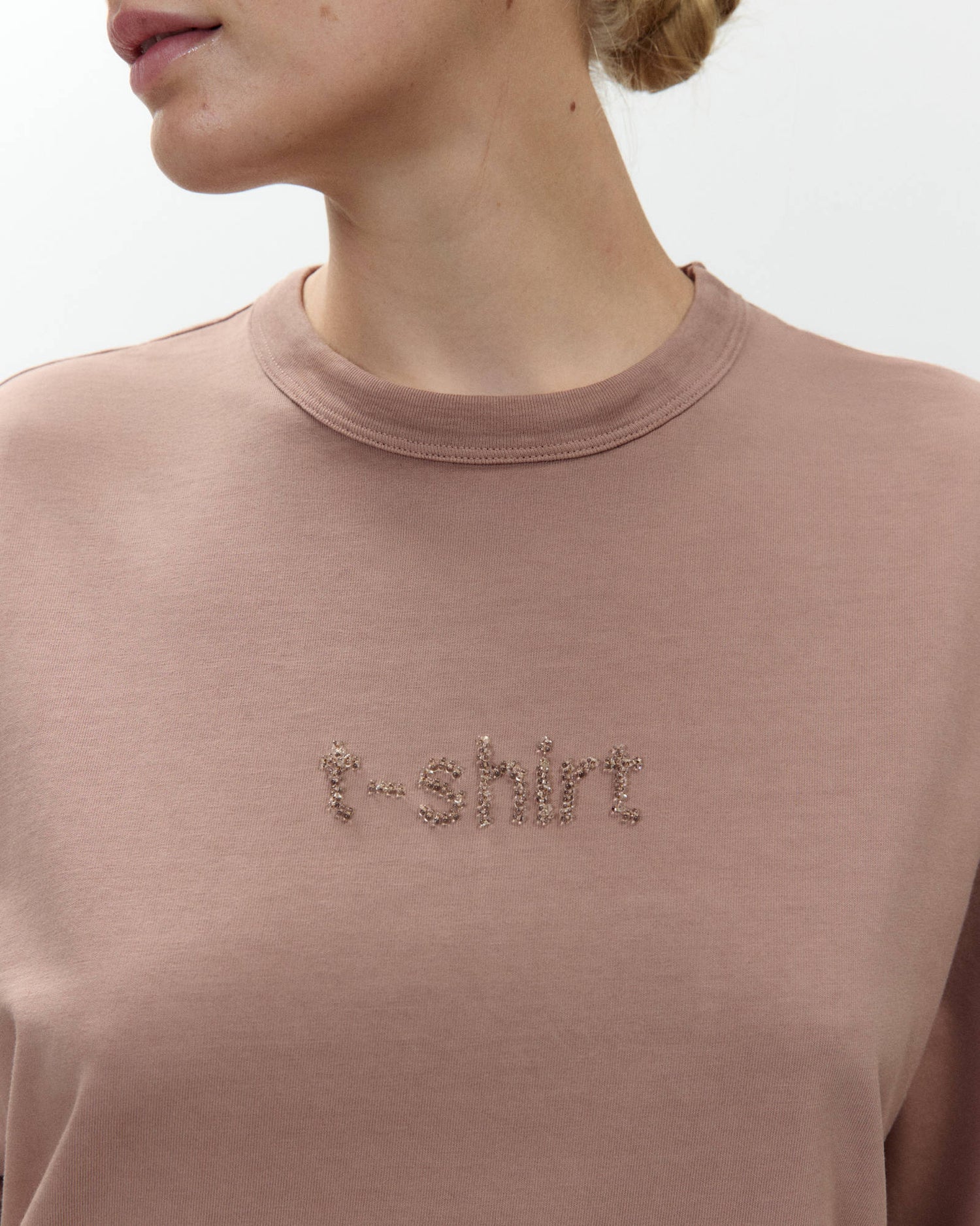 T-SHIRT OVERSIZE RICAMO