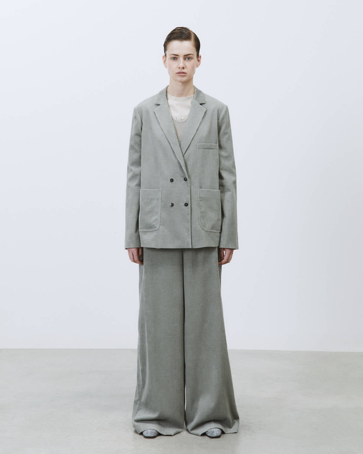 BLAZER DOPPIOPETTO VELLUTO A COSTE