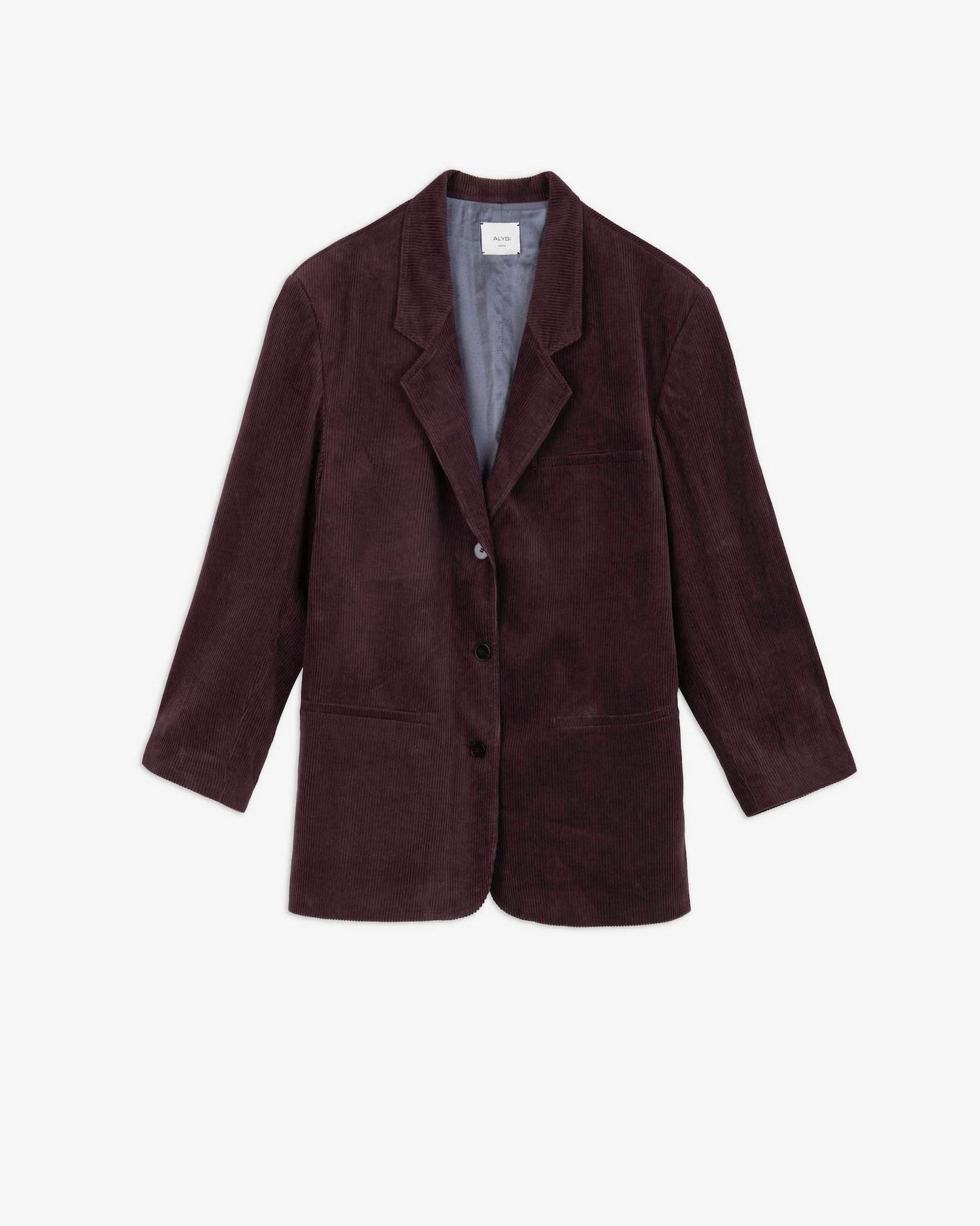 BLAZER VELLUTO A COSTE