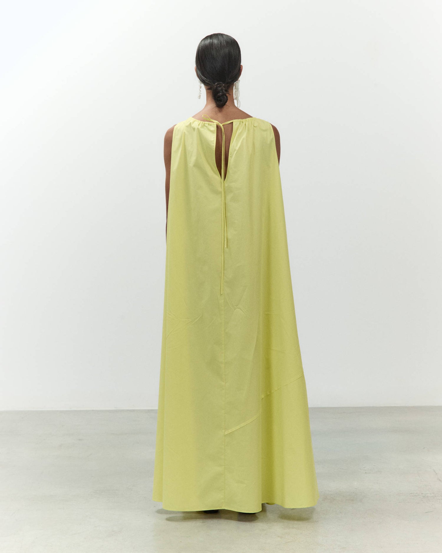 ABITO LUNGO IN POPELINE