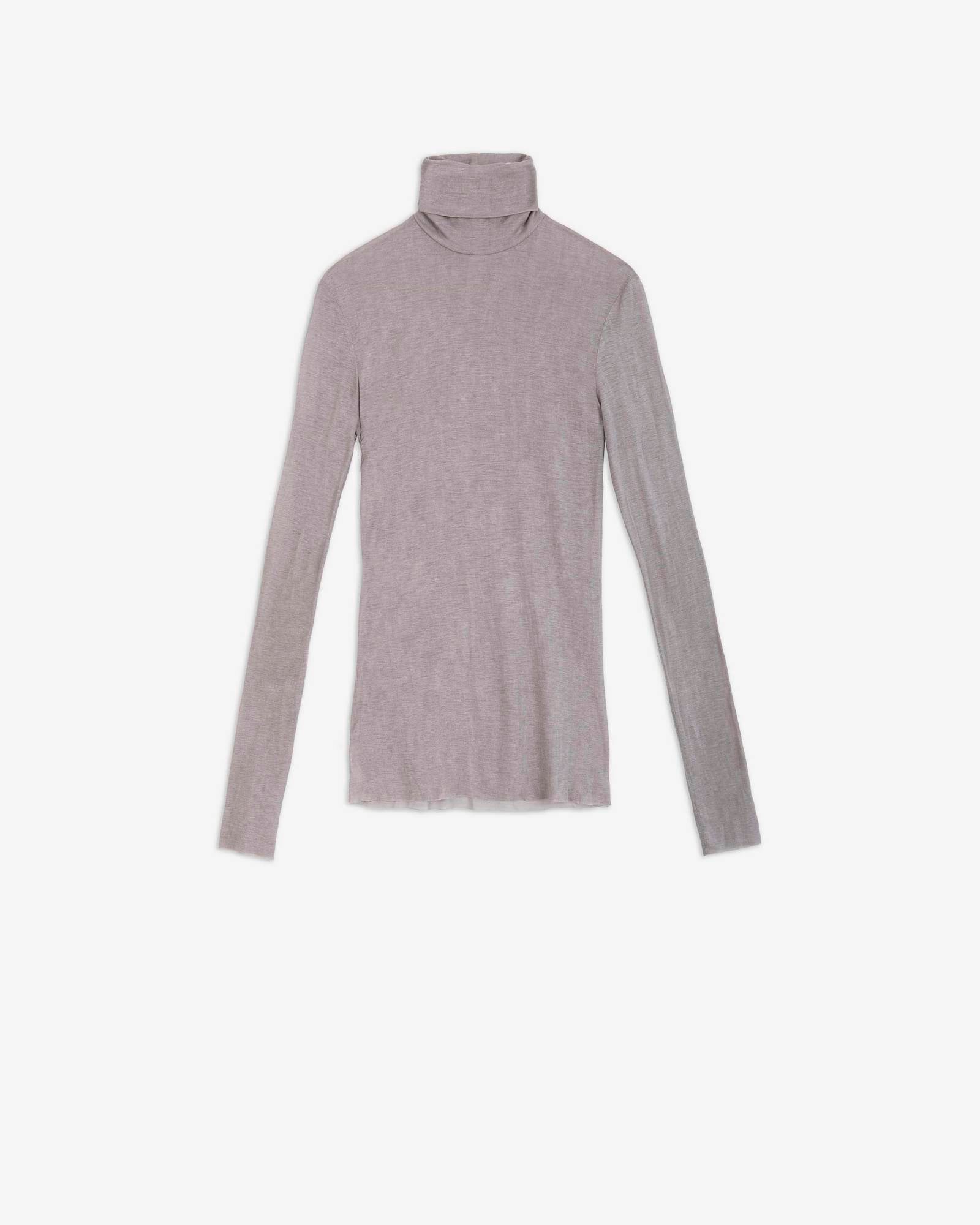 MAGLIA IN JERSEY A COLLO ALTO