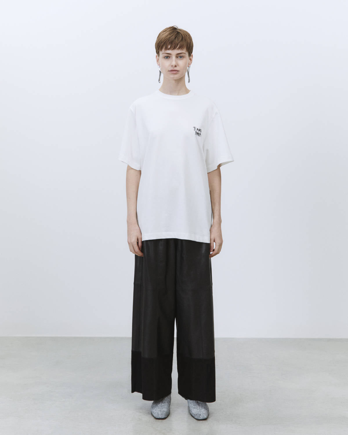 T-SHIRT OVER STAMPA ROMA