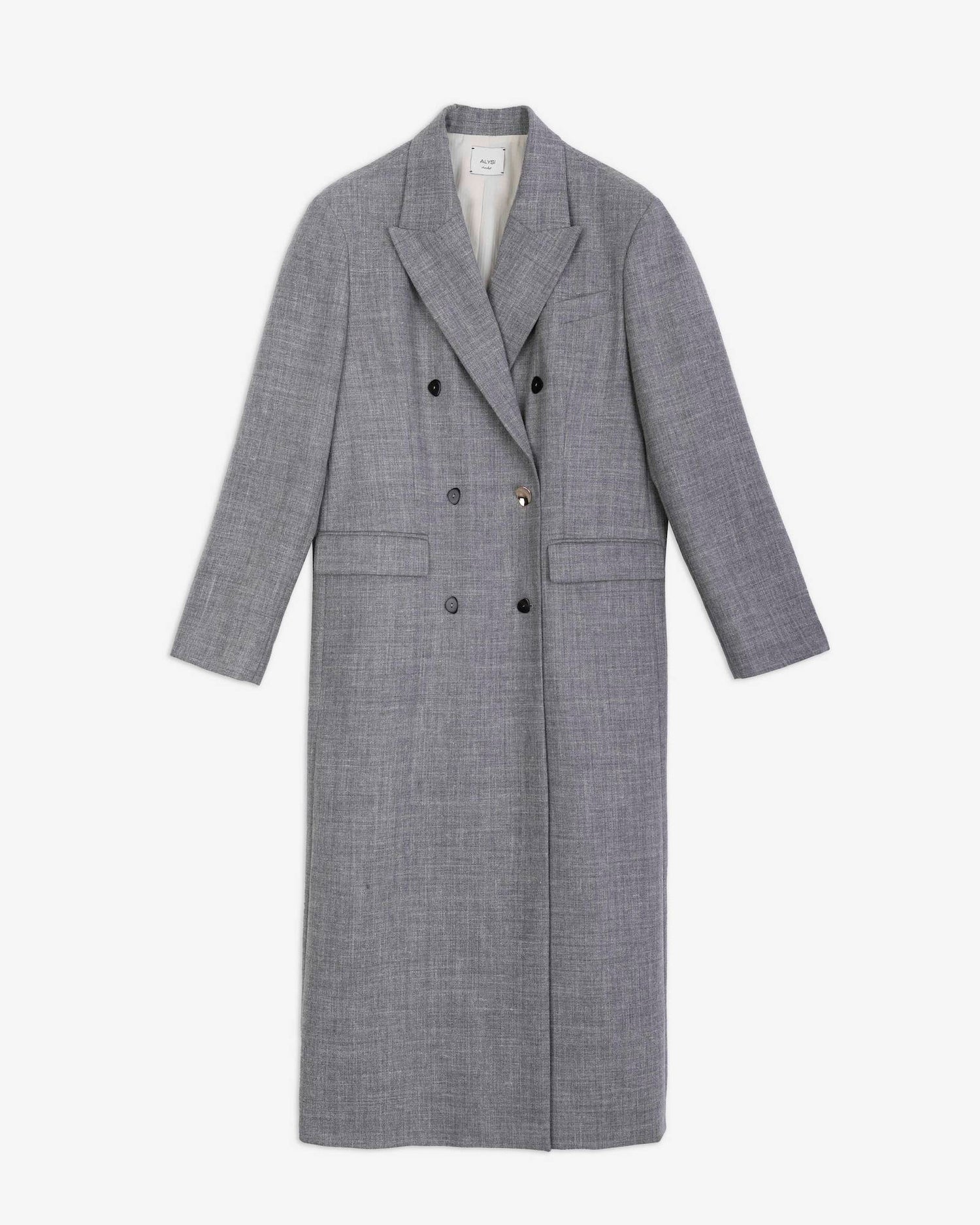 CAPPOTTO GRANIGLIA WOOL LUNGO