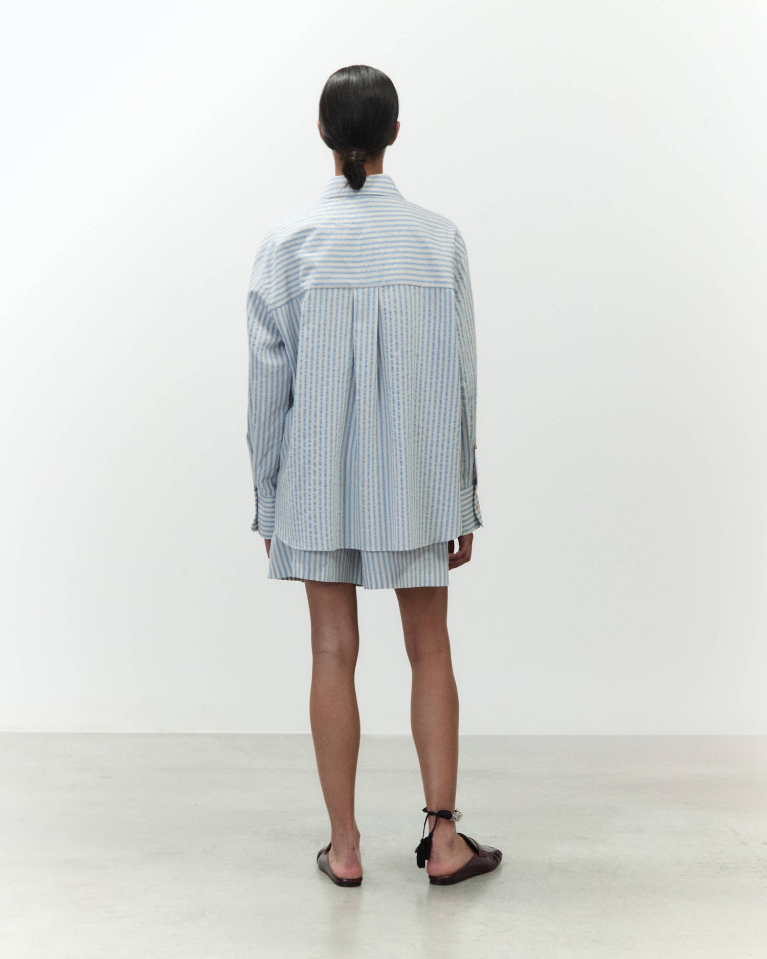 CAMICIA IN COTONE A RIGHE