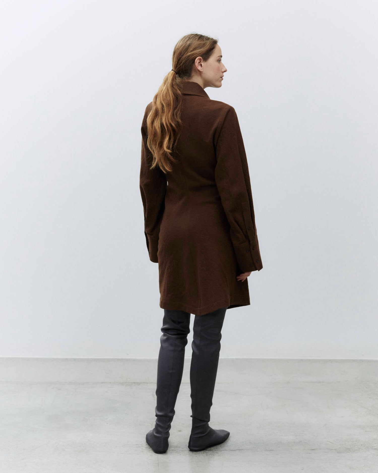 ABITO CHEMISIER SOFT WOOL