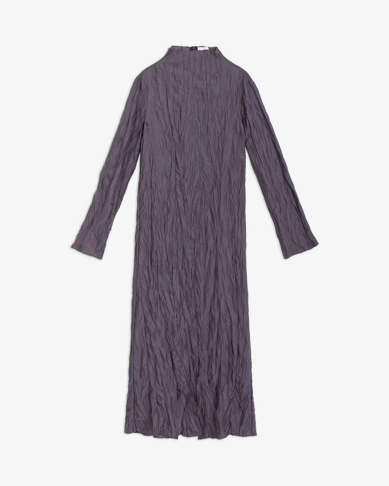 ABITO LUNGO SETA CRINKLE