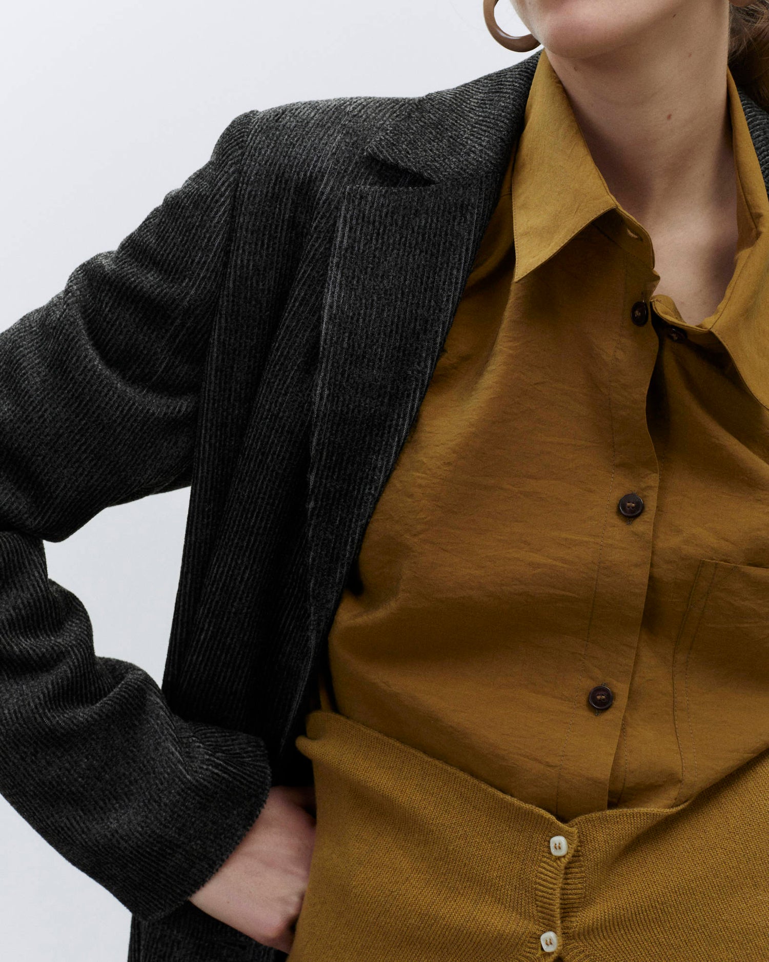 CAPPOTTO LUNGO VELLUTO MELANGE