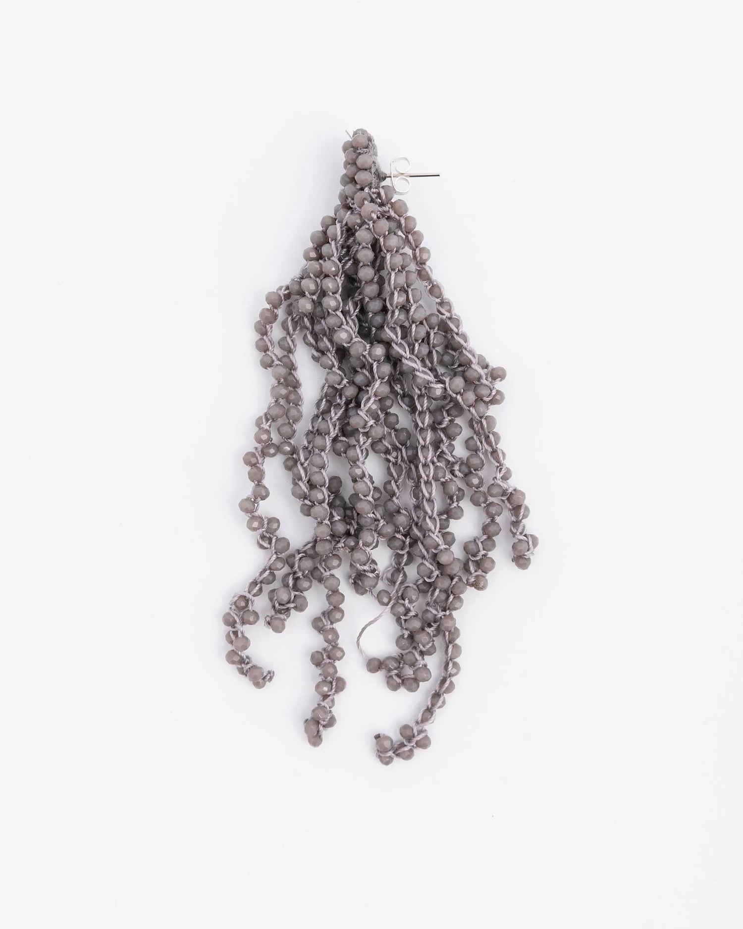 ORECCHINO LUNGO CROCHET BEADS
