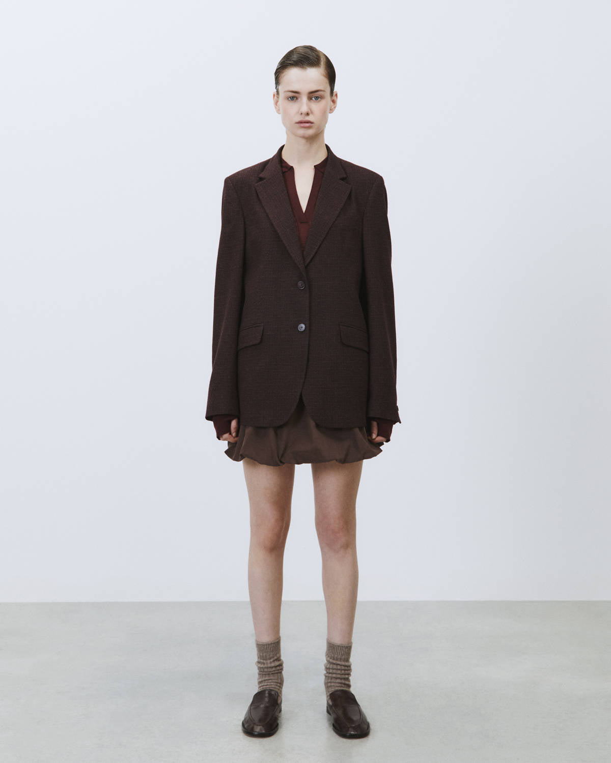 BLAZER WOOL CHECK
