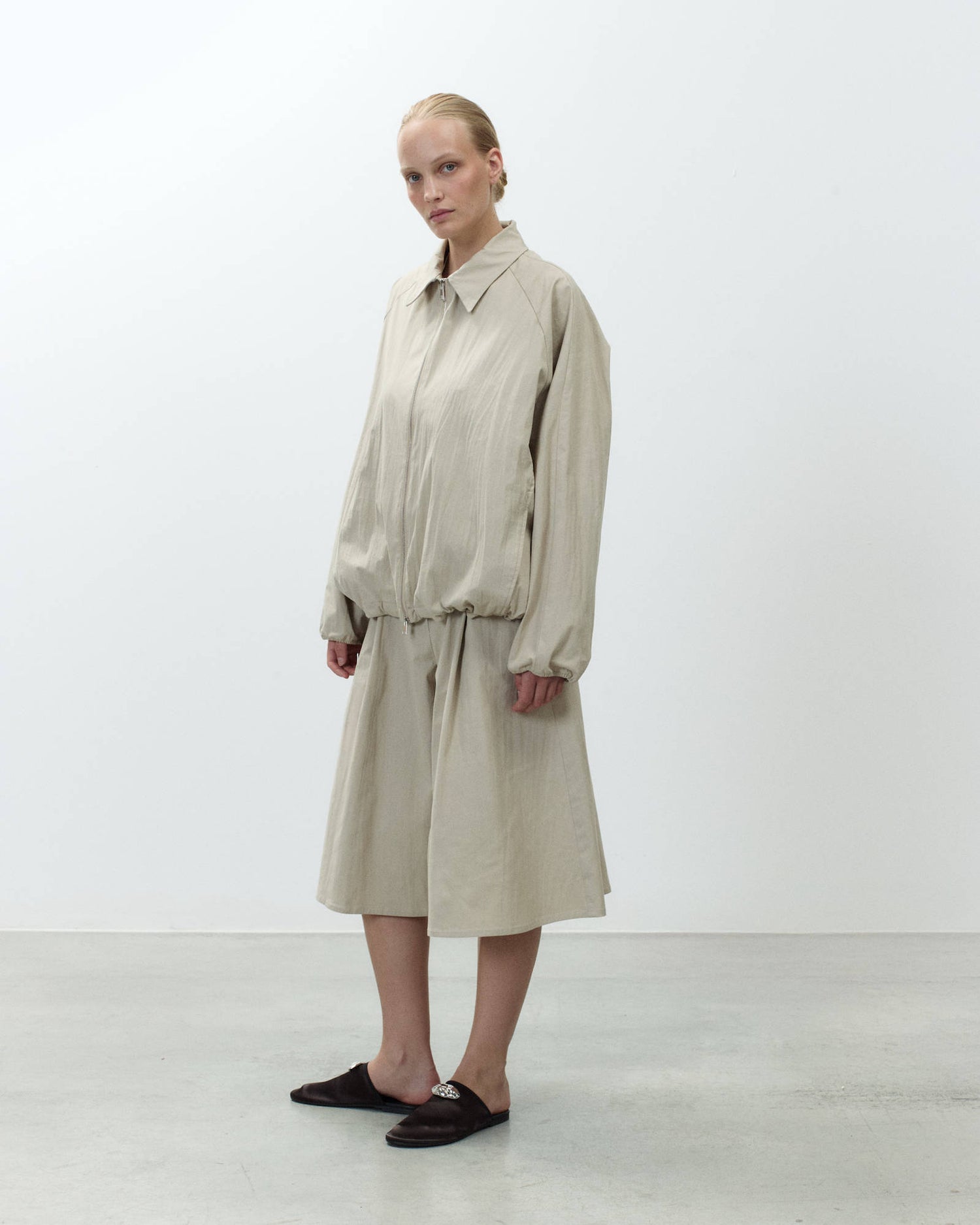 BOMBER OVERSIZE CRINKLE