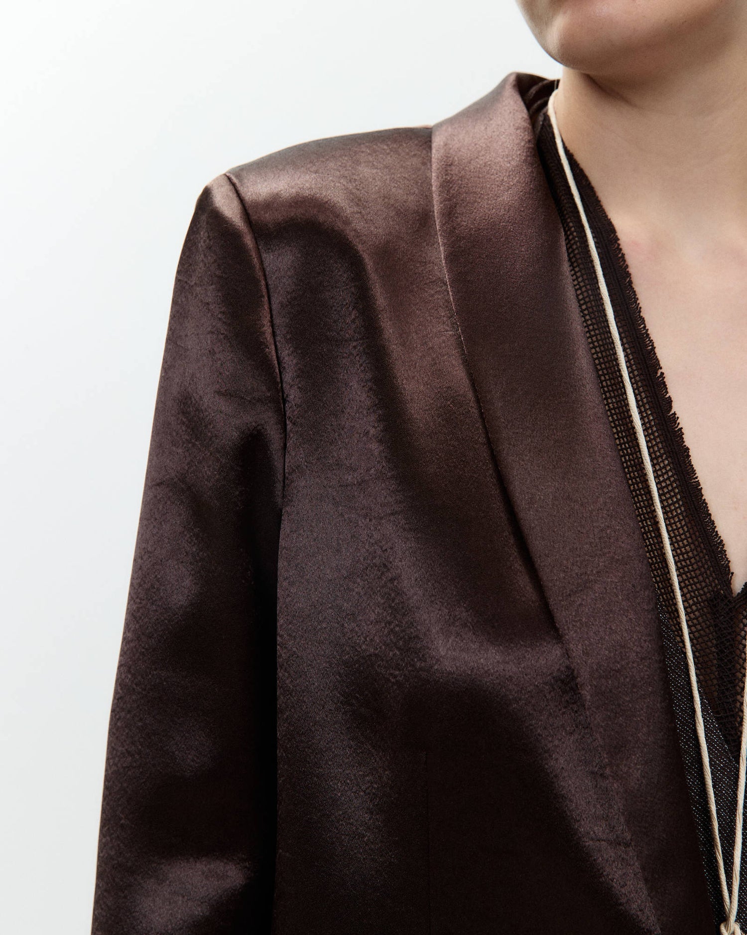 BLAZER SMOKING SHINY