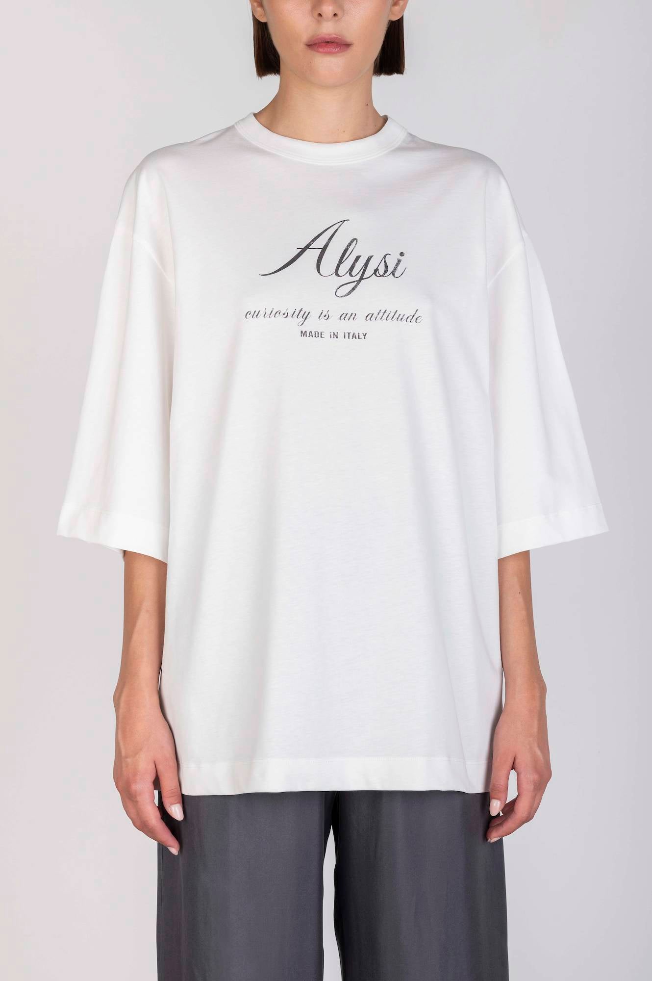 T-SHIRT OVERSIZE STAMPA