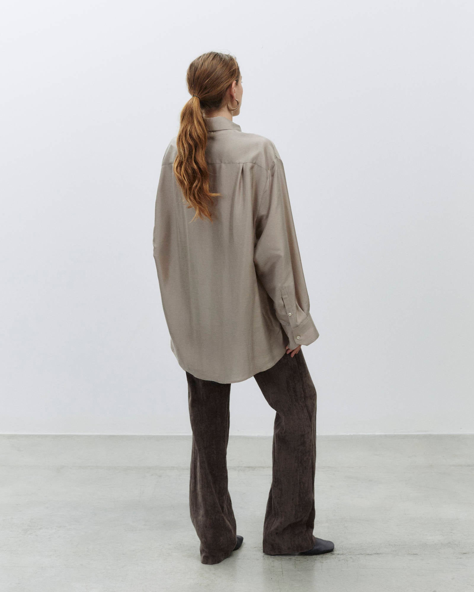 CAMICIA SETA OVERSIZE