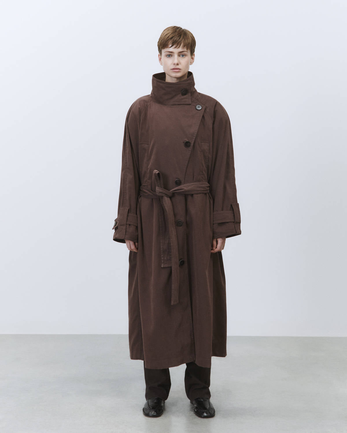 MAXI TRENCH NYLON SOFT TOUCH