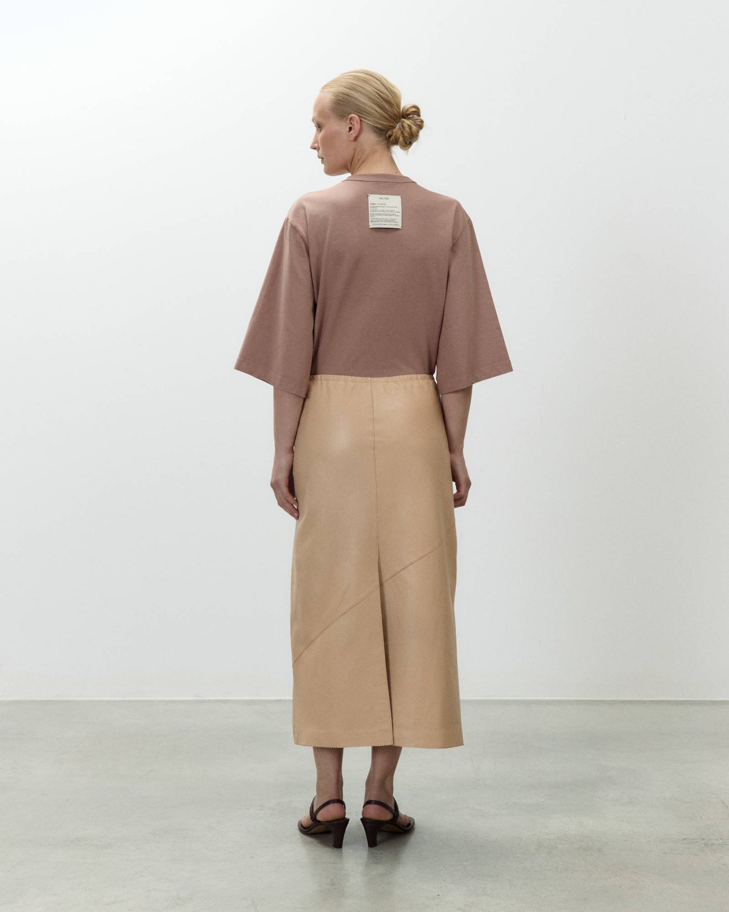 GONNA MIDI SOFT LEATHER