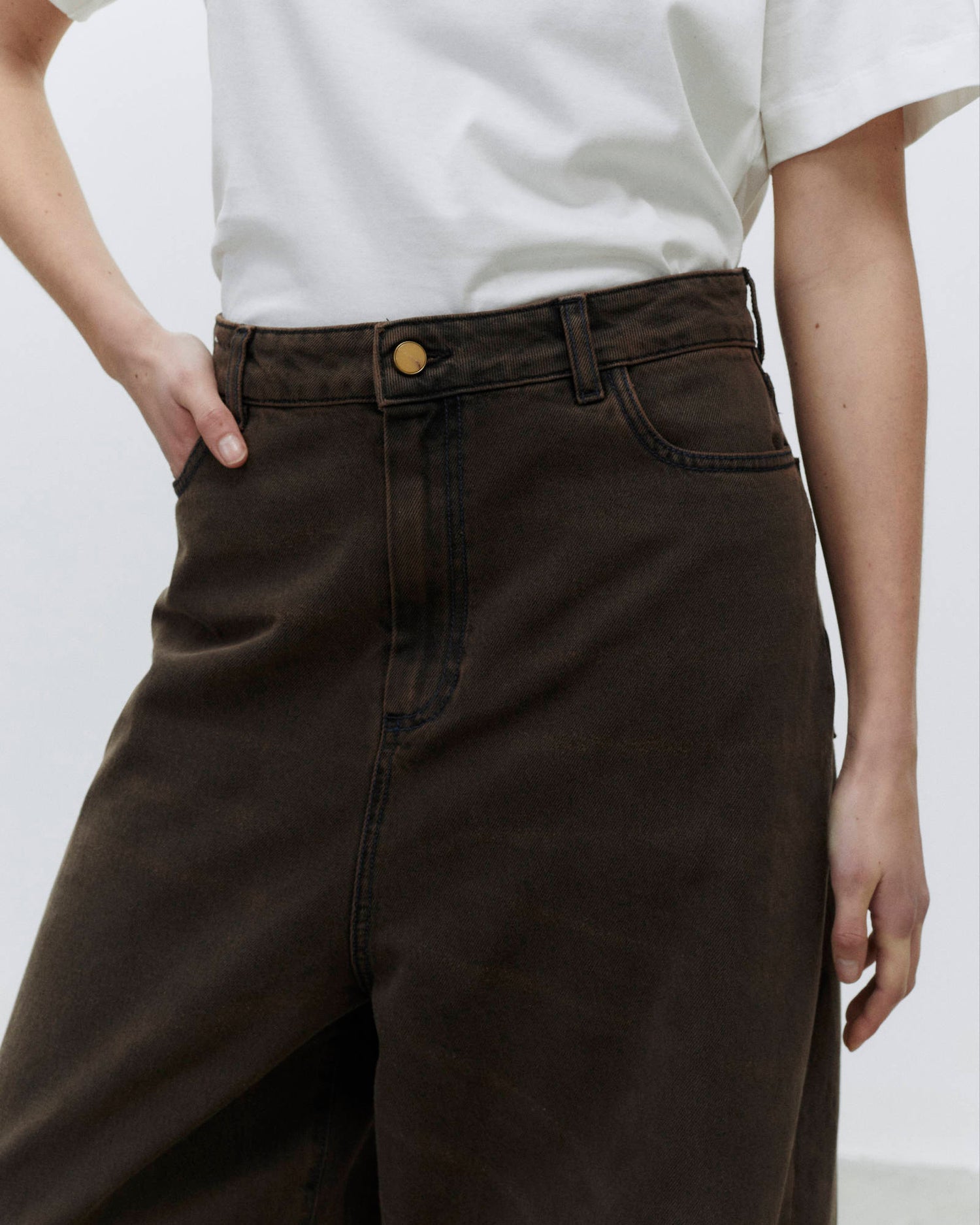 PANTALONE DENIM PALAZZO