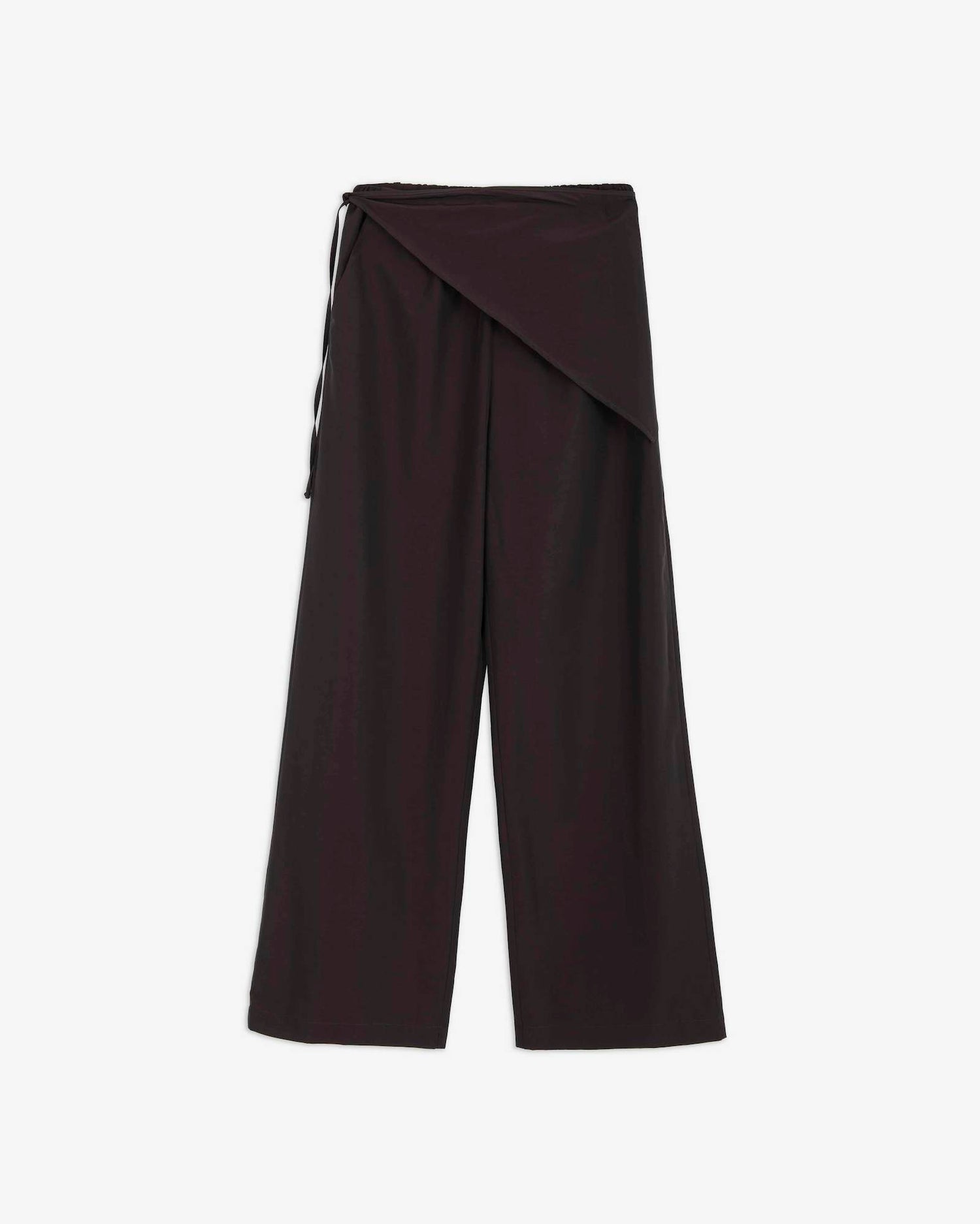 PANTALONE IN LANA CON CINTURA