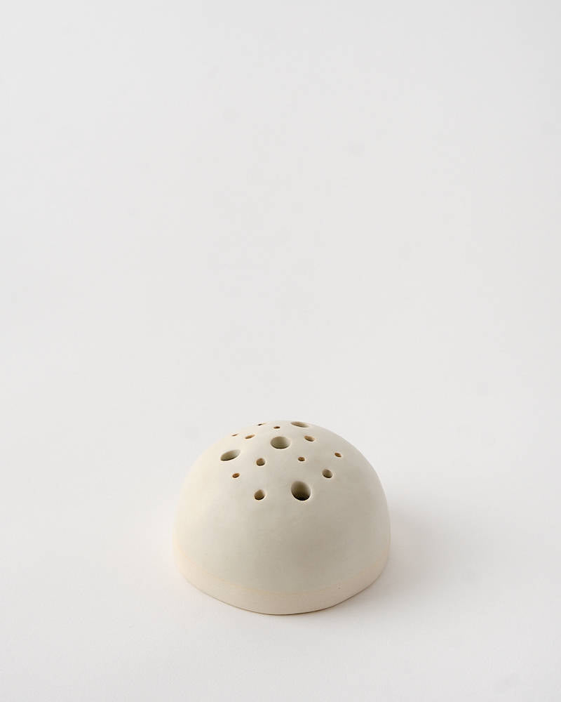 FLOWER FROG (size L) Bianco
