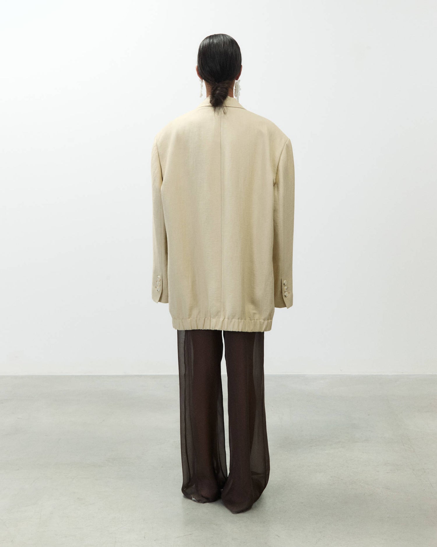 BLAZER OVERSIZE IN LINO