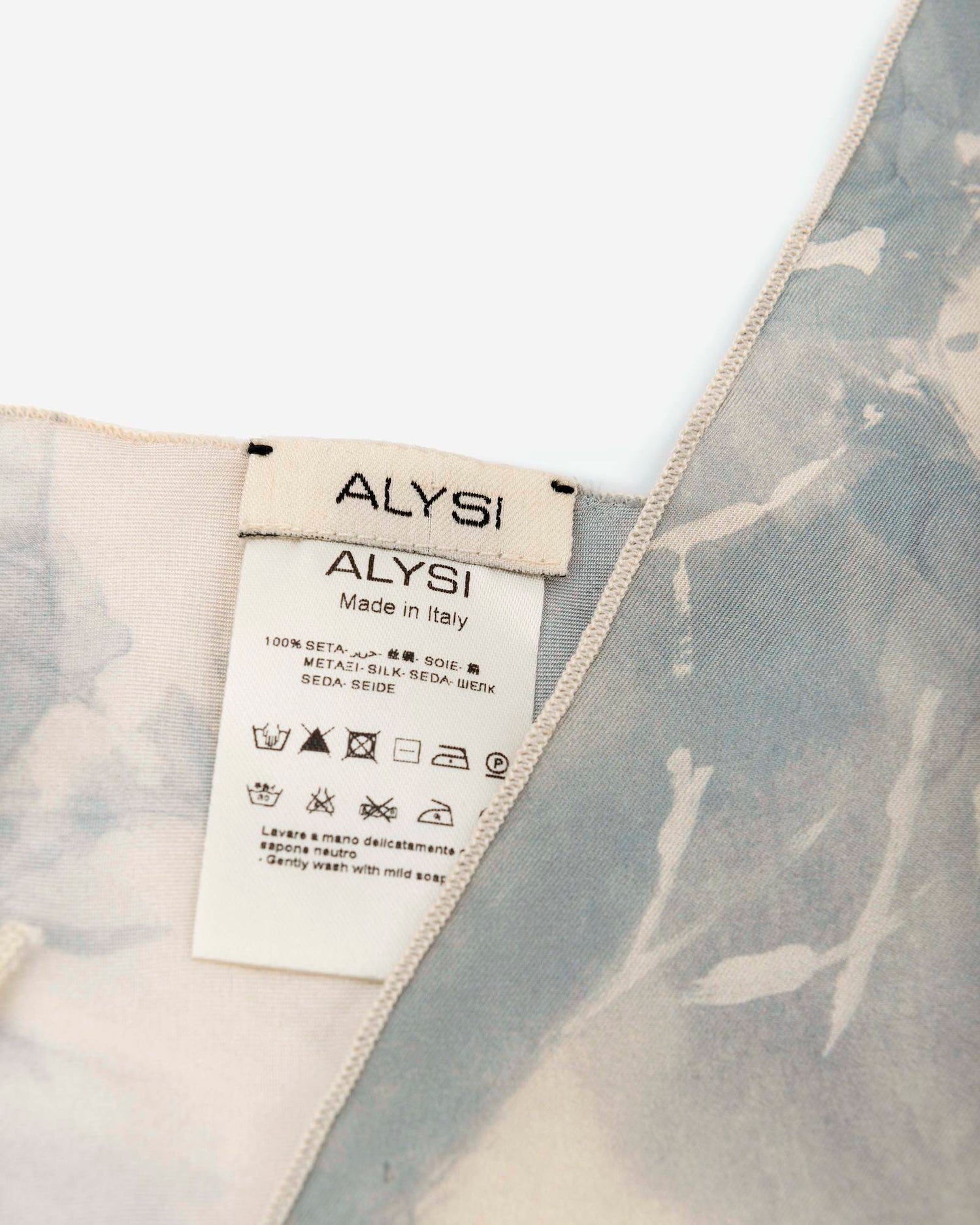 MINI FOULARD IN SETA STAMPATA