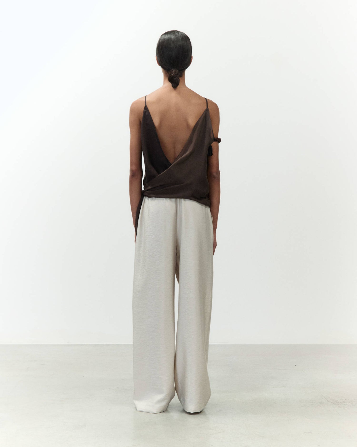 TOP INCROCIATO CHIFFON