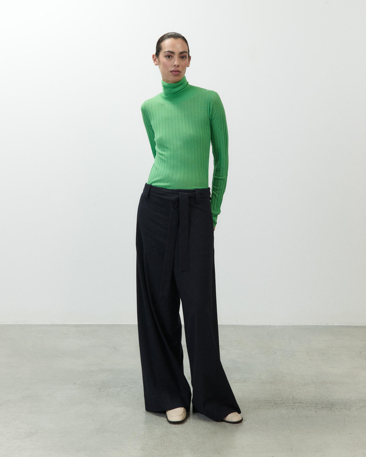 PANTALONE AMPIO IN FLANELLA