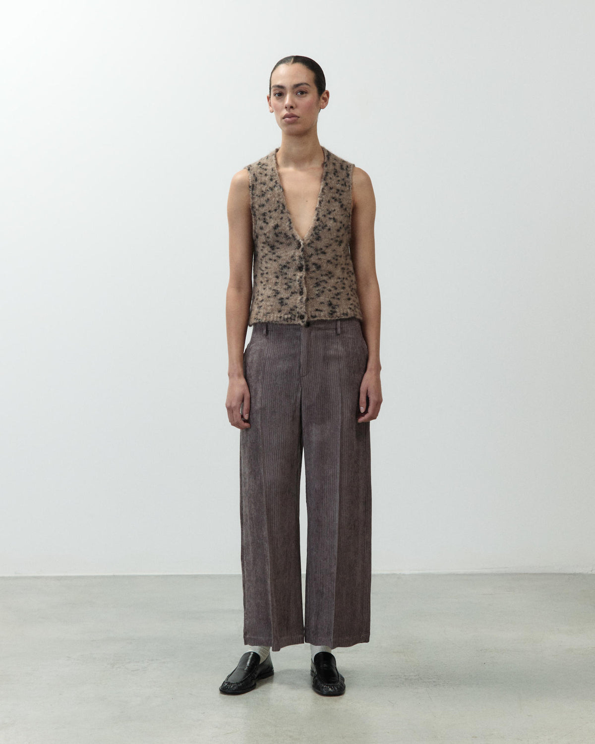 PANTALONE AMPIO IN VELLUTO