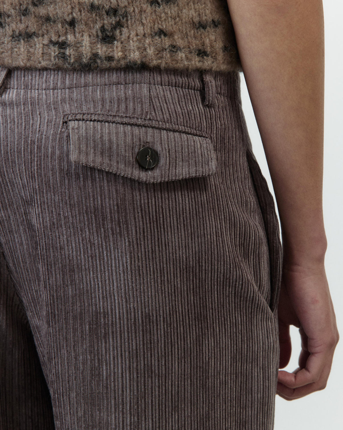 PANTALONE AMPIO IN VELLUTO