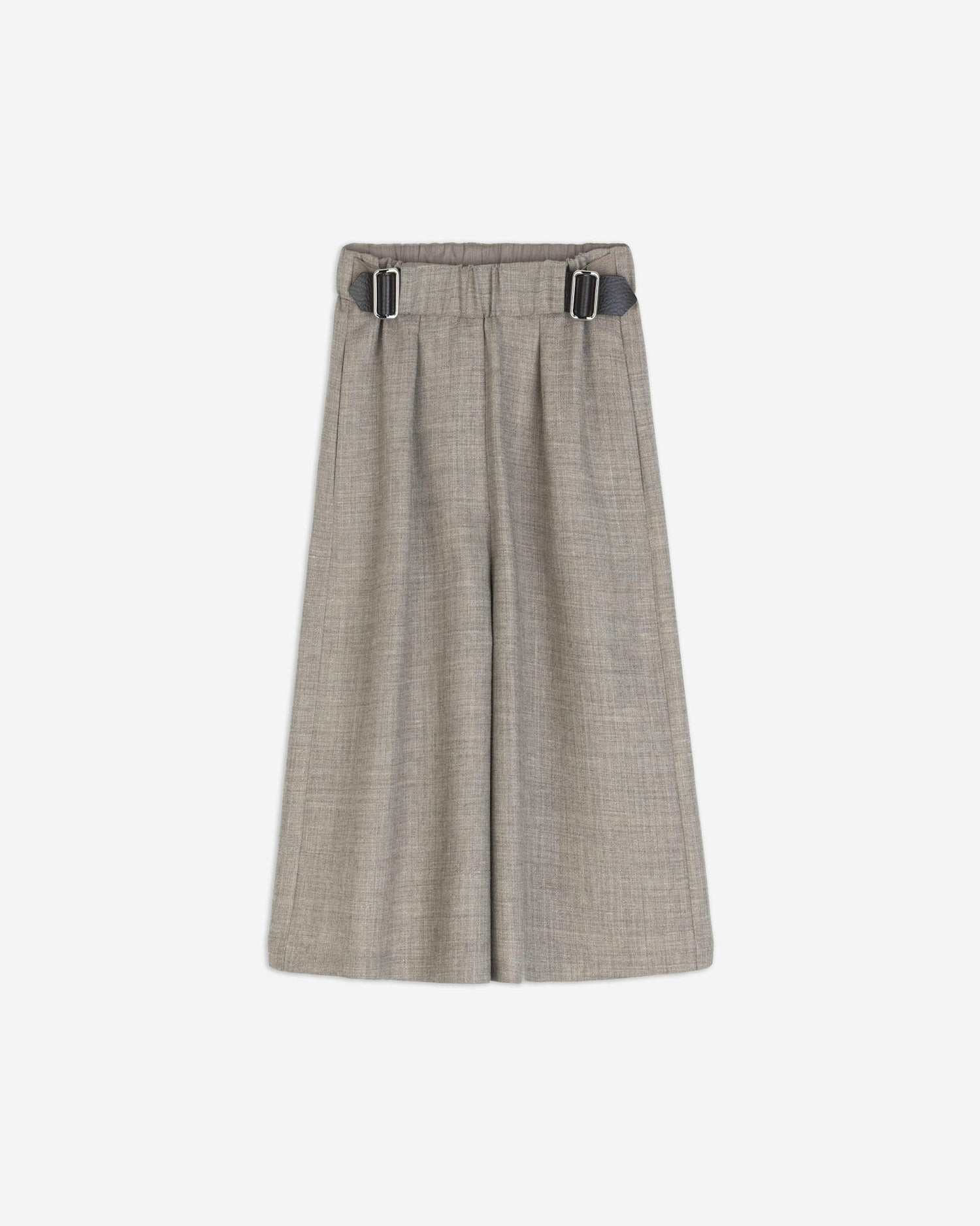 BERMUDA CON CINTURA IN PELLE