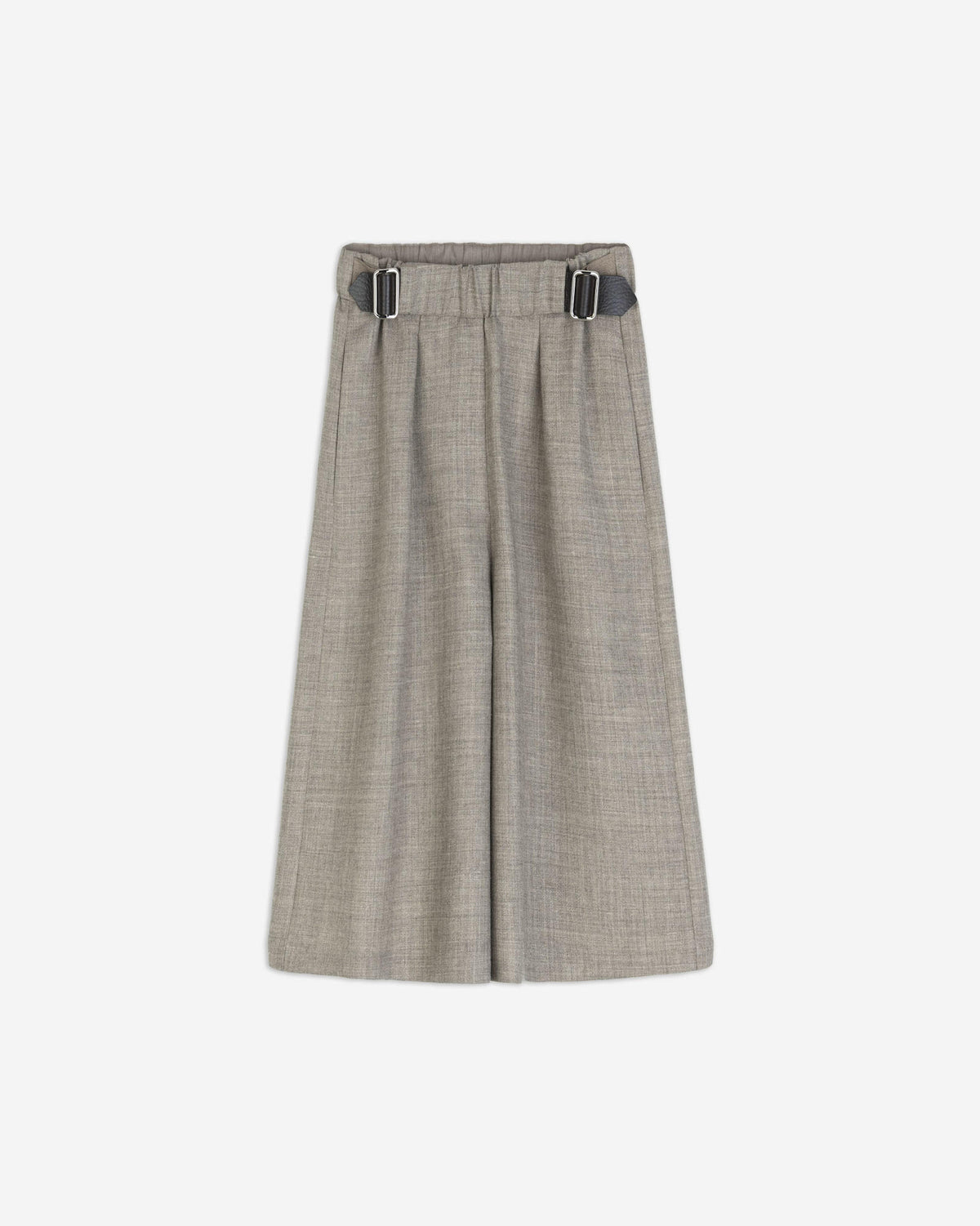 BERMUDA CON CINTURA IN PELLE
