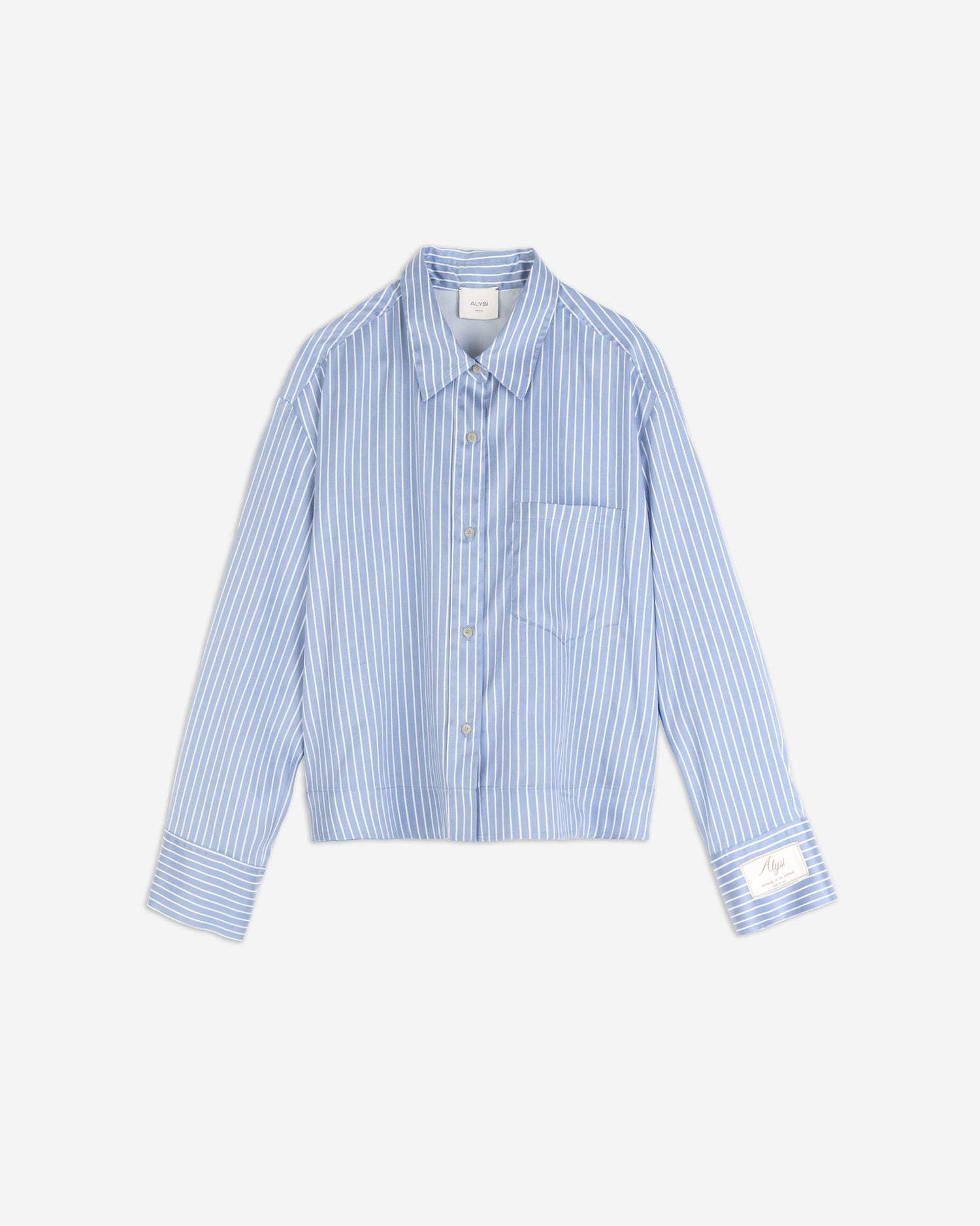 CAMICIA BOXY A RIGHE