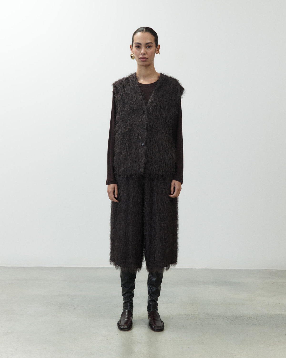 GILET CON FRANGE
