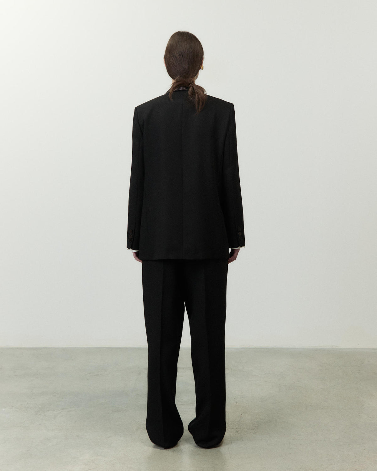 BLAZER SMOCKING IN LANA