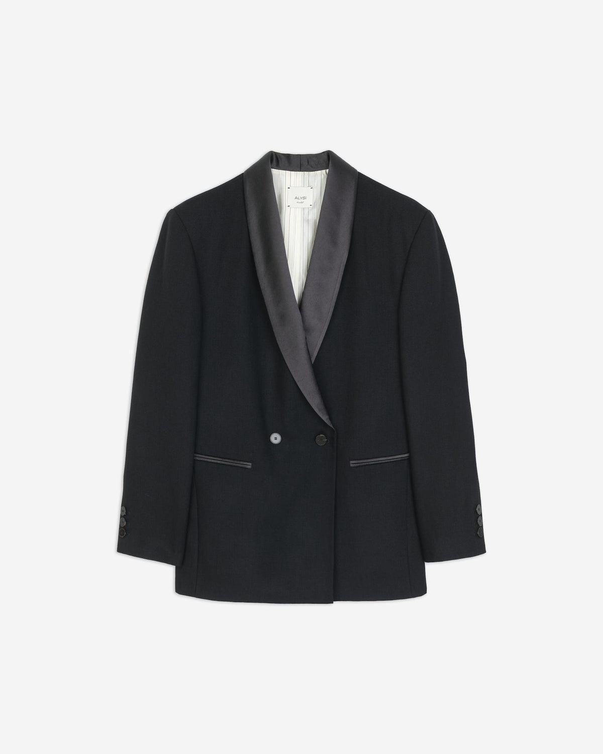 BLAZER SMOCKING IN LANA