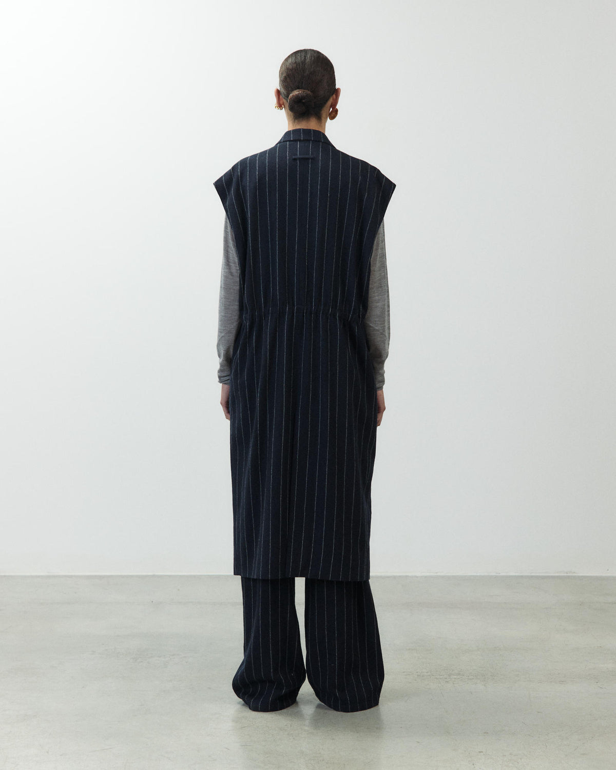 GILET LUNGO GESSATO