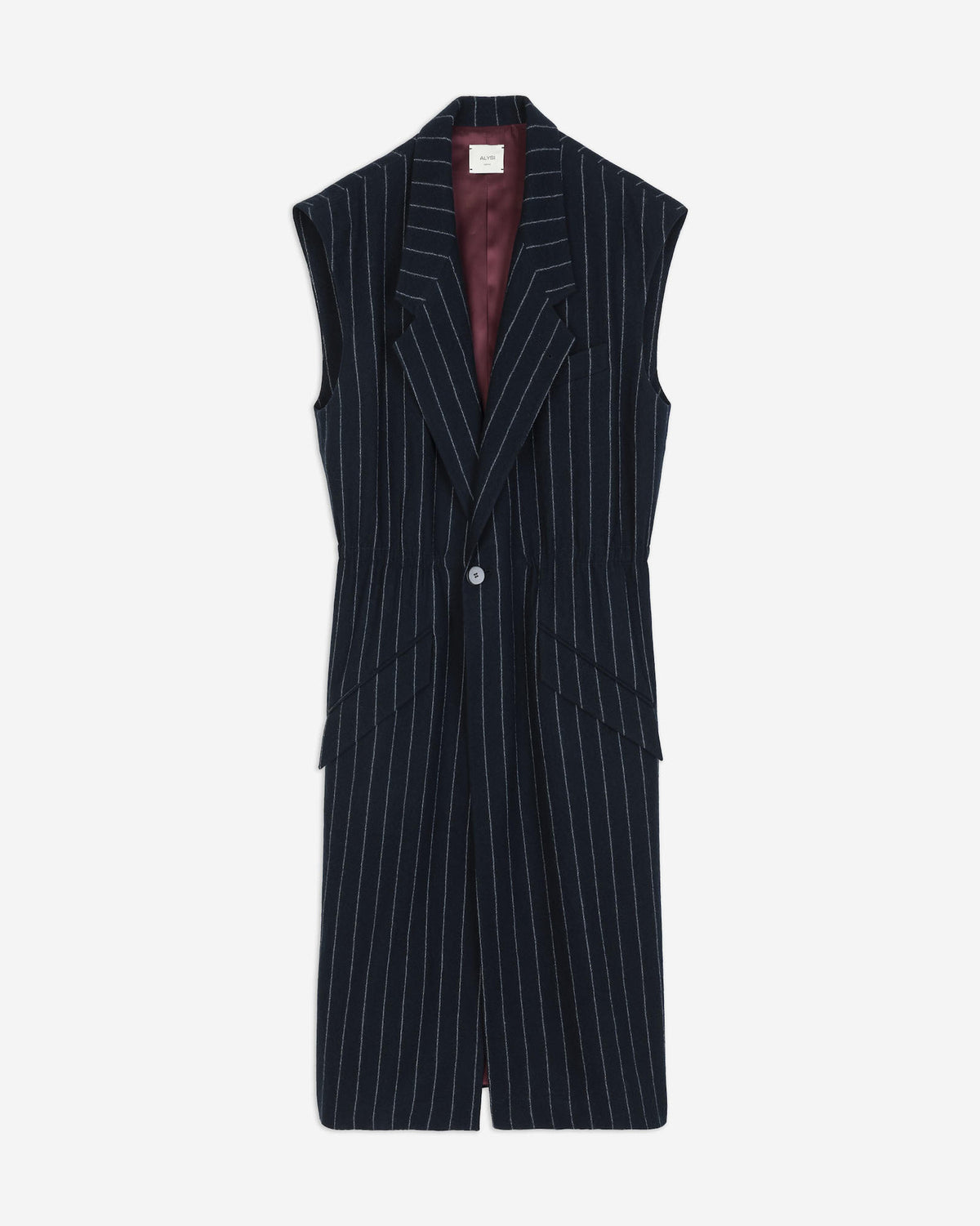 GILET LUNGO GESSATO