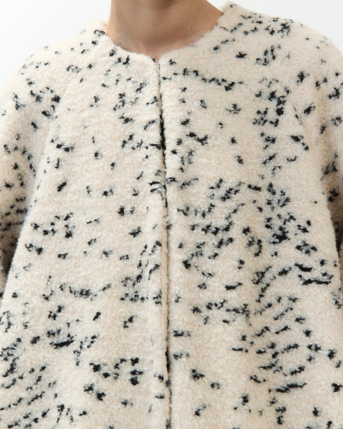 CAPPOTTO TEDDY MELAGE