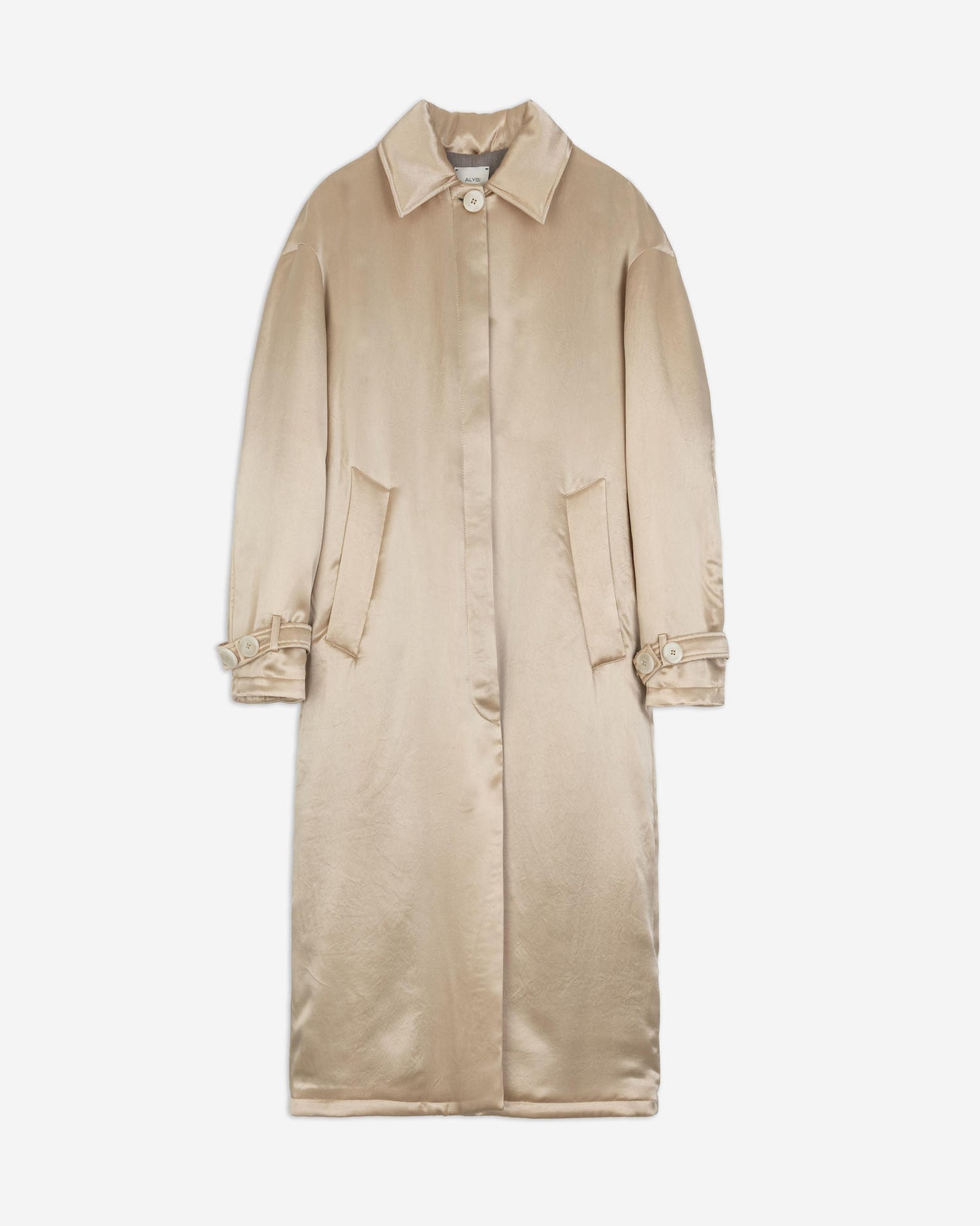 CAPPOTTO LUNGO SATIN