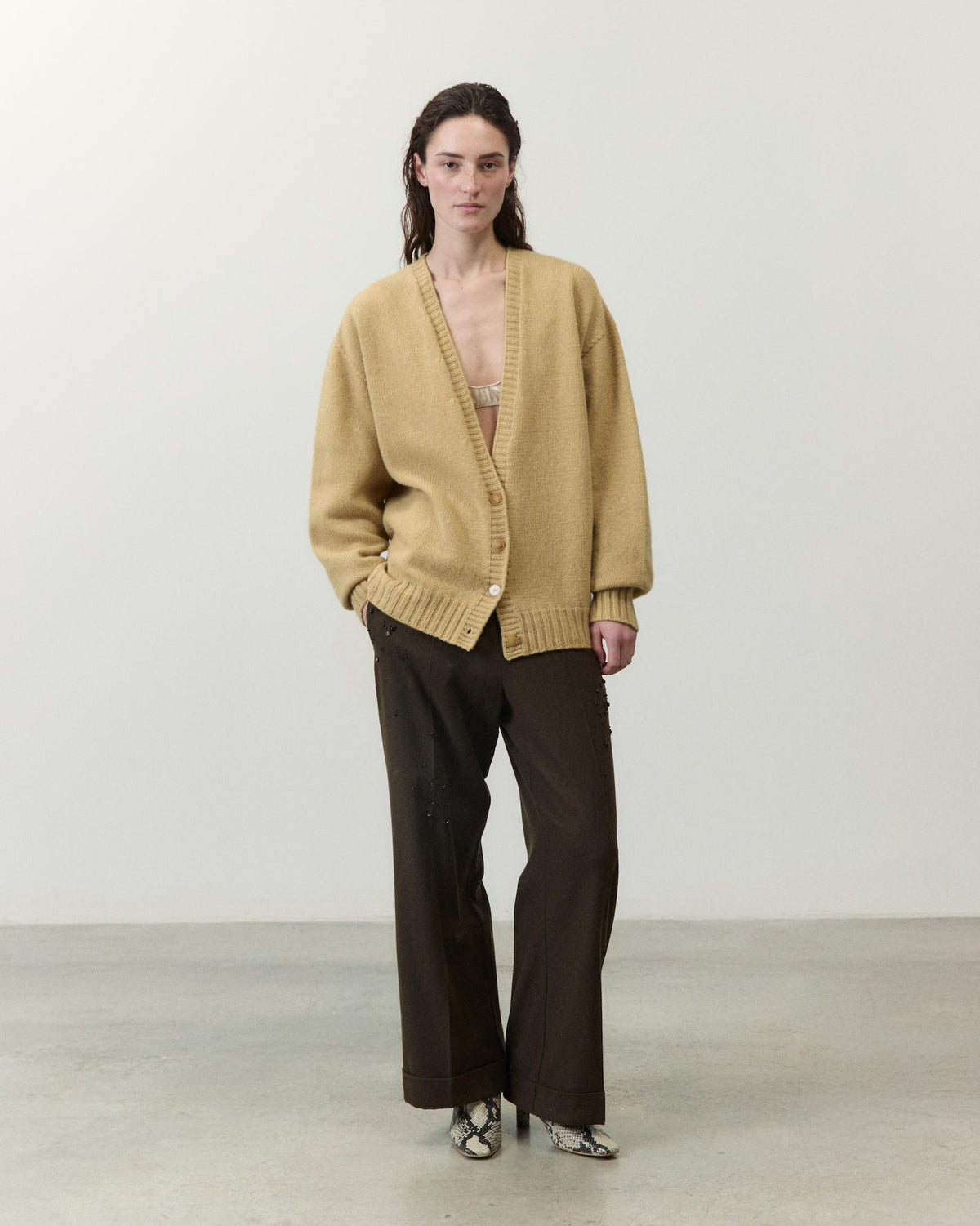 CARDIGAN IN LANA OVERSIZE