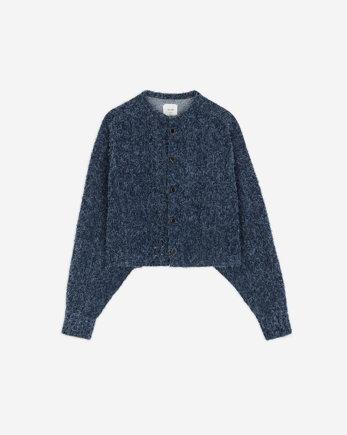 GIACCA CROPPED IN DENIM RICAMATO