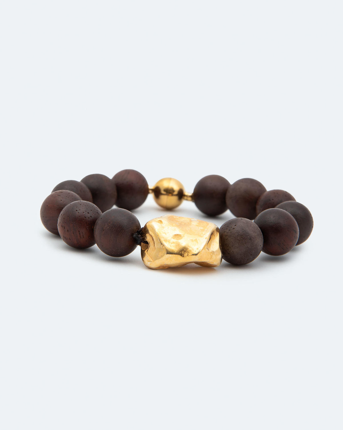 BRACCIALE CON BOULES IN LEGNO