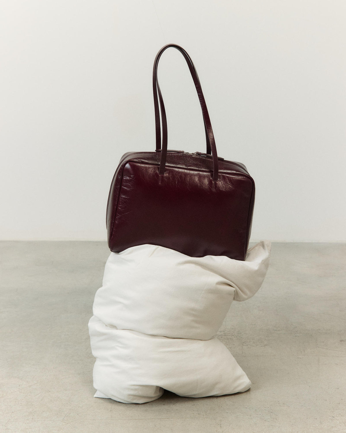 BOWLING BAG IN PELLE