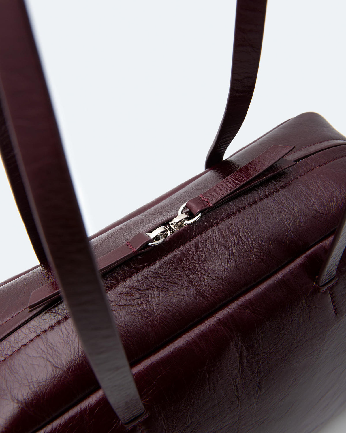 BOWLING BAG IN PELLE