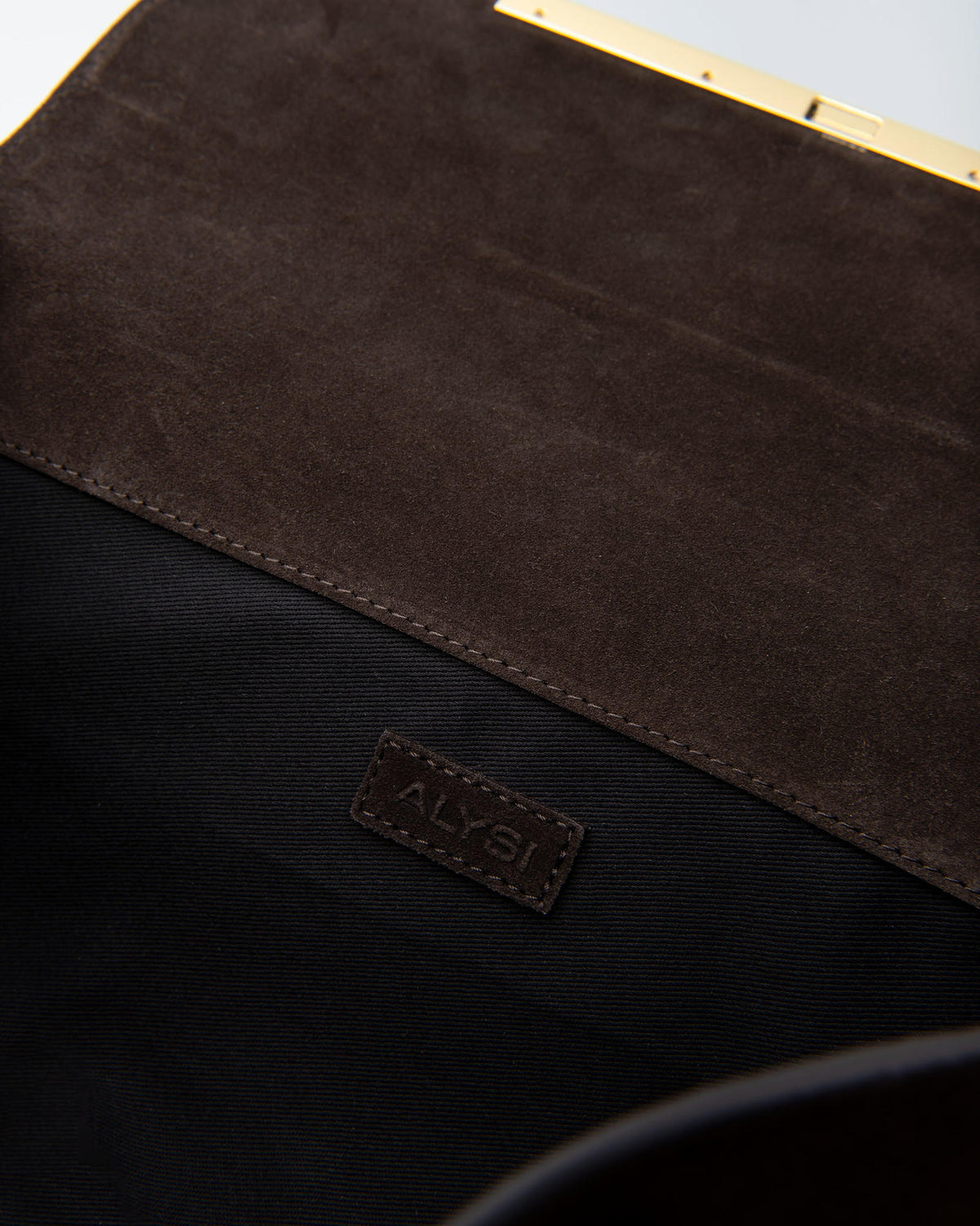 CLUTCH BAG IN SUEDE